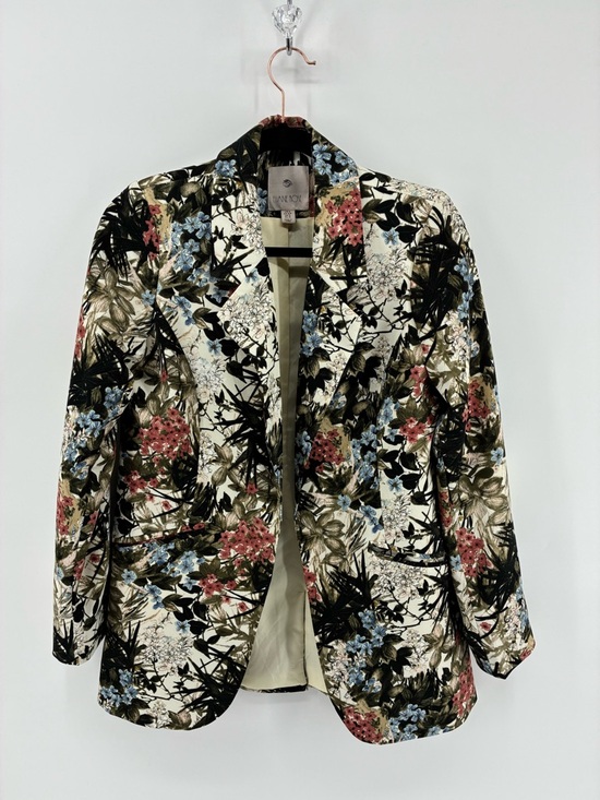 Eliane Rose Jackets & Blazers - Floral Print Women's Blazer Jacket - Multicolor